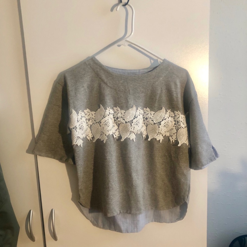 Korean Style Gray T-shirt